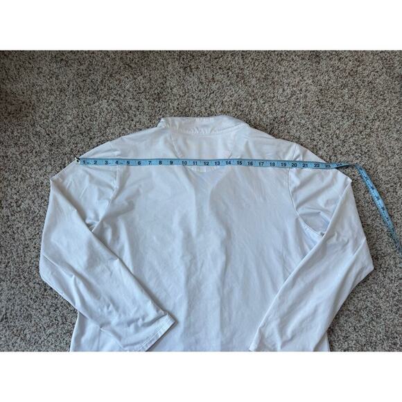 EP Pro Tour Tech, Womens jacket, size XL, White & Blue, 1/4 zip, performance - Picture 4 of 6